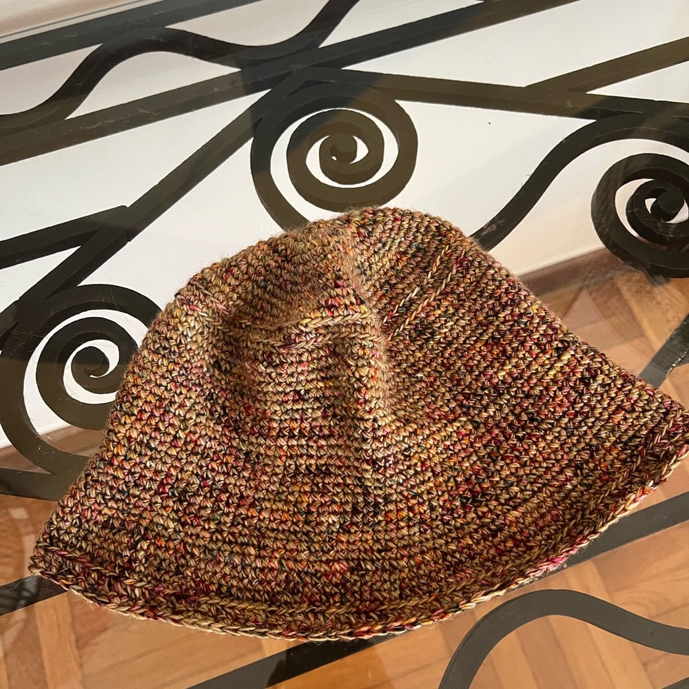 Handmade crochet bucket hat